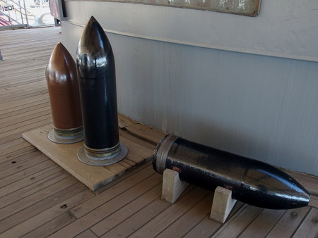 戦艦三笠 主砲の砲弾