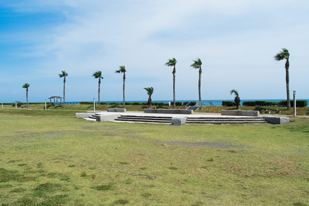 広野海岸公園のステージ