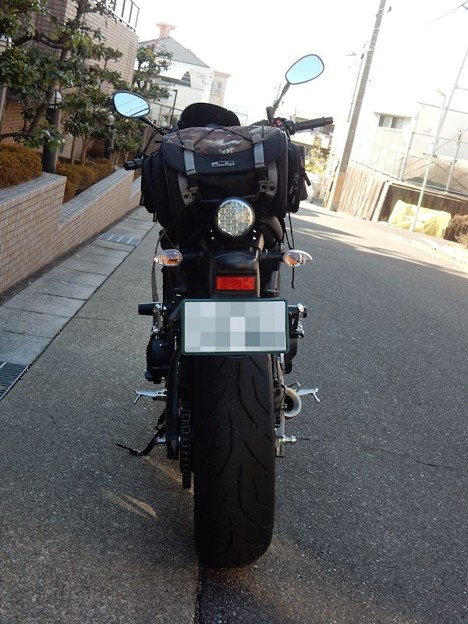 シートバッグ付けてみた 写真: シートバッグ付けてみた
