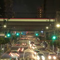 現在の日常の京成曳舟駅前の夜景