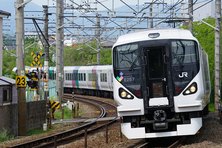 E257系 特急かいじ104号@八王子~豊田