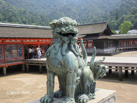 厳島神社の狛犬 IMG_1021