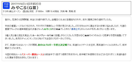 最強競馬ブログランキング_みやこＳ的中_MVP