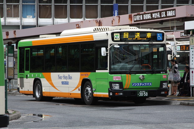 都営バス　新型エルガ　Y-B715