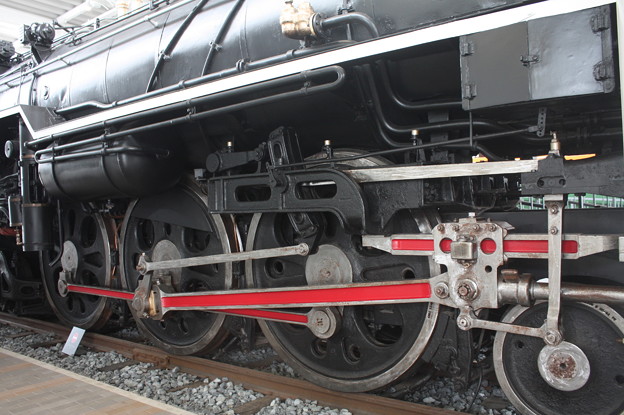 C62 26　動輪周り