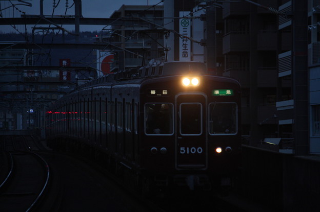 阪急宝塚線　5100系5100F　準急 阪急梅田 行