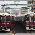 阪急宝塚線　7000系7018F・9000系9007F