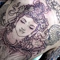 Photos: 神 God tattoo