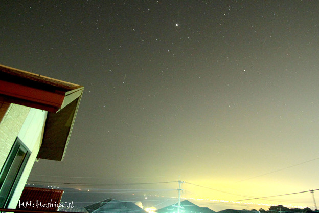 Photos: 特別な活動はなかった夜のしし座群流星