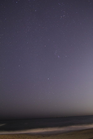 夜の海
