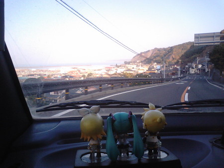 リン:「錦江湾が見えてきたゅ!」
