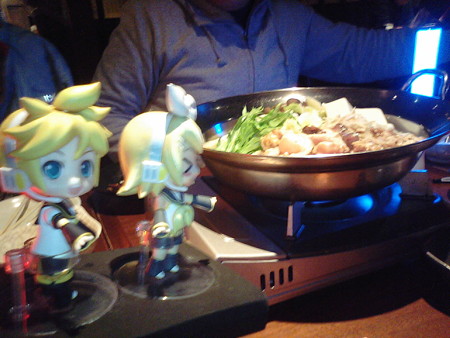 リン:「鶏鍋きたよー♪♪」