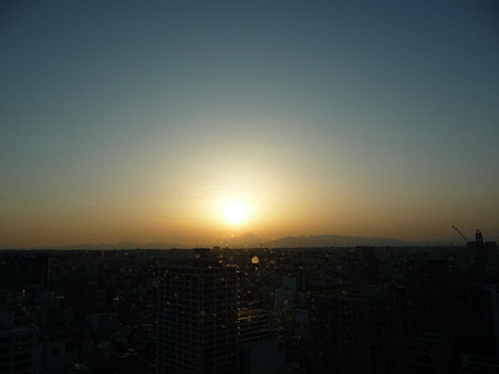 100311-富士山と夕陽 (4)