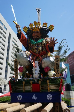 2017年 ユネスコ無形文化遺産 福岡市役所 博多祇園山笠 舁き山 2017年 継承一筋博多心 (7)