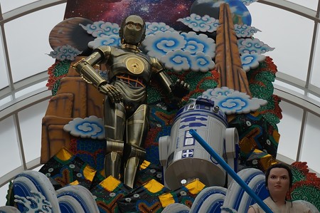 博多祇園山笠 2017年 飾り山 上川端通 スター・ウォーズ 最後のジェダイ (15)