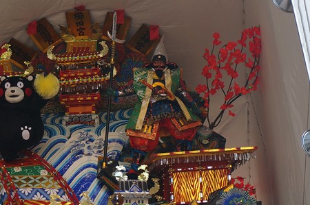 博多祇園山笠 2017年 飾り山 千代流 がんばろう熊本 (7)