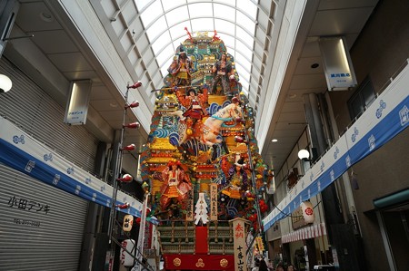 博多祇園山笠 2017年 飾り山 川端中央街 おんな城主直虎 (2)