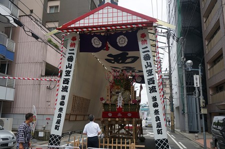 博多祇園山笠 2017年 舁き山 西流 肥後虎不屈逆境 (6)