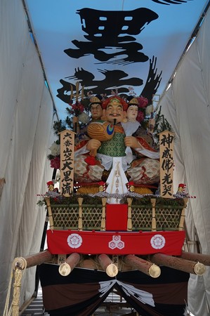 博多祇園山笠 2017年 舁き山 大黒流 神威佛光契 (8)