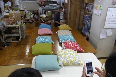 綿入れ作業終了。