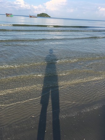 ここら辺は海が綺麗