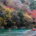 嵐山保津川の紅葉