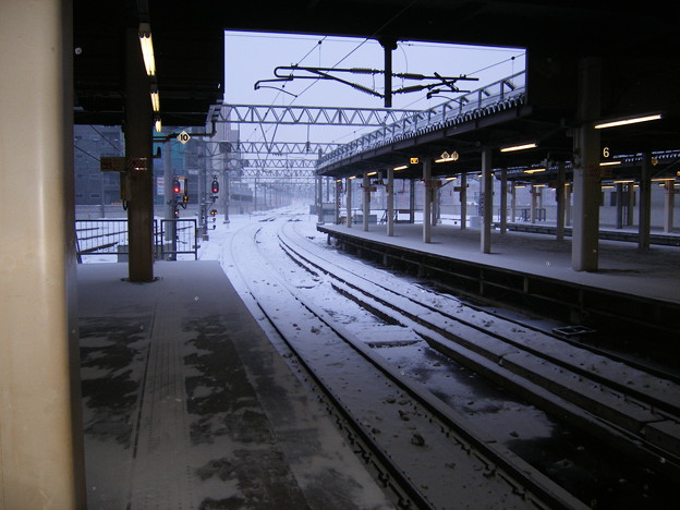 冬の札幌駅早朝 写真共有サイト フォト蔵