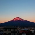 Photos: 1月3日富士宮からの夕方富士山～ 今日も紅いです！