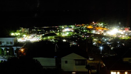 熊野市街の夜景