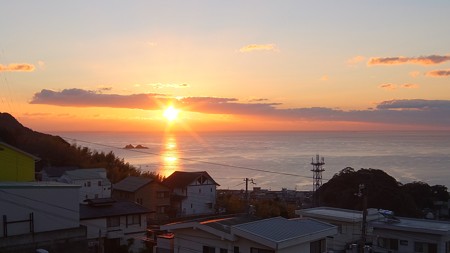 熊野灘 12月朝日 7:07