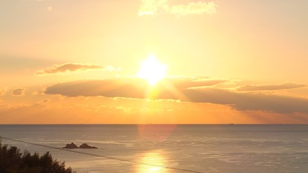 かんぽの宿熊野 12月朝陽7:19