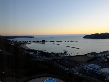 橋杭岩の夜明け 7:05