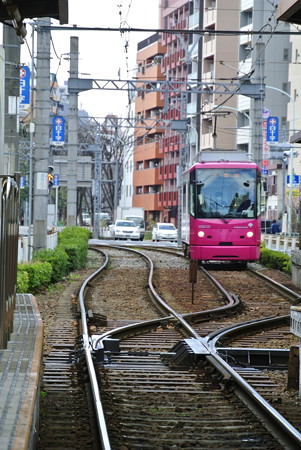 早稲田駅発入線