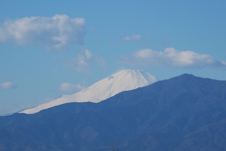 2014.12.22　駅前　富士山
