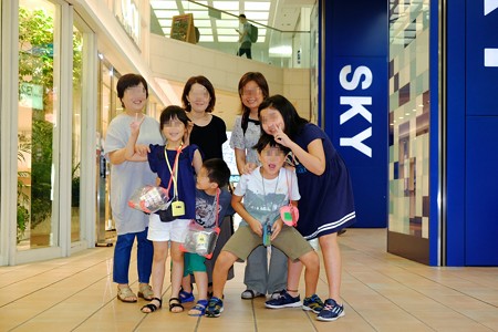 2017.07.27　横浜　中国から夏休み帰国の姪家族と