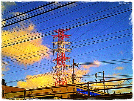 2017.11.19　隣町　電線