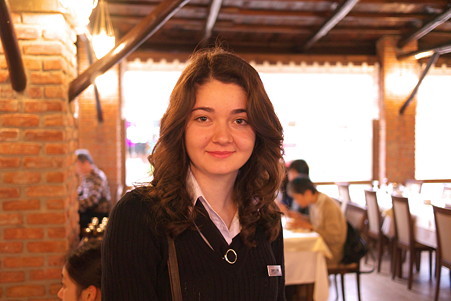 2011.01.23　トルコ　セルチェク　レストランの従業員