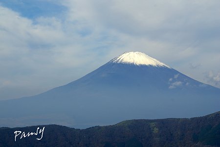 大涌谷からの富士山・・