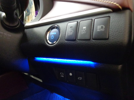 ハリアー６０系　間接照明ＬＥＤ取付　運転席
