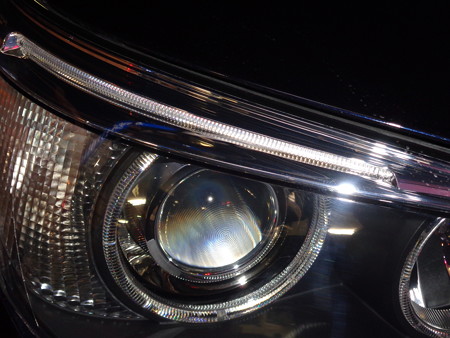 ＢＭＷ　５２５　ヘッドライト磨き後