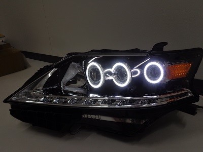 レクサスRX450ｈ　新潟県　ヘッドライト加工