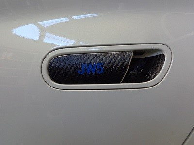 Ｓ６６０専用カーボンシート　ドアノブ左右２点セット