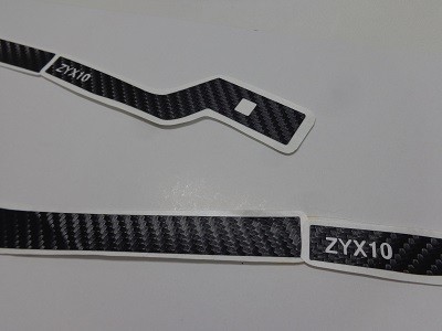 Ｃ－ＨＲ　ワイパーフロント・リア１３点セット　カーボンシート　ロゴ有り
