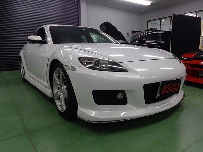 ＲＸ－８　テール・エアクリーナー取付