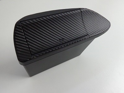 ハリアー６０系　カーボンシート　ヤックサイドＢＯＸゴミ箱運転席用３点