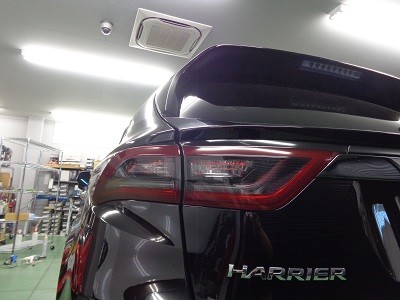 ハリアー　山梨県　テールレンズフィルムＶｅｒ３貼り込み