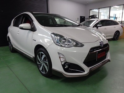 トヨタＡＱＵＡ　群馬県　純正クルーズコンロトール後付