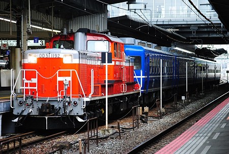 乗務員訓練 DD51-1192+12系客車