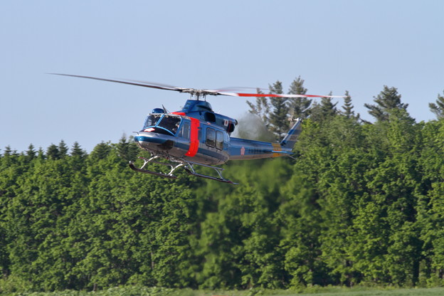 Bell 412EP JA01HP 道警航空隊 at OBO