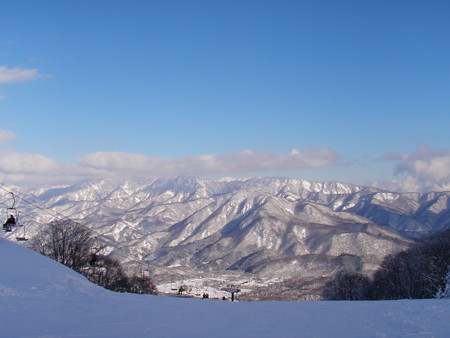 白馬岩岳から
